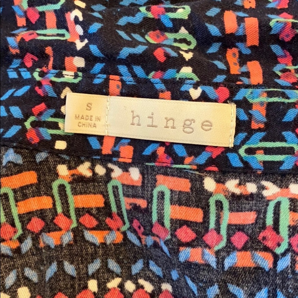 Boxy crop short sleeve button down